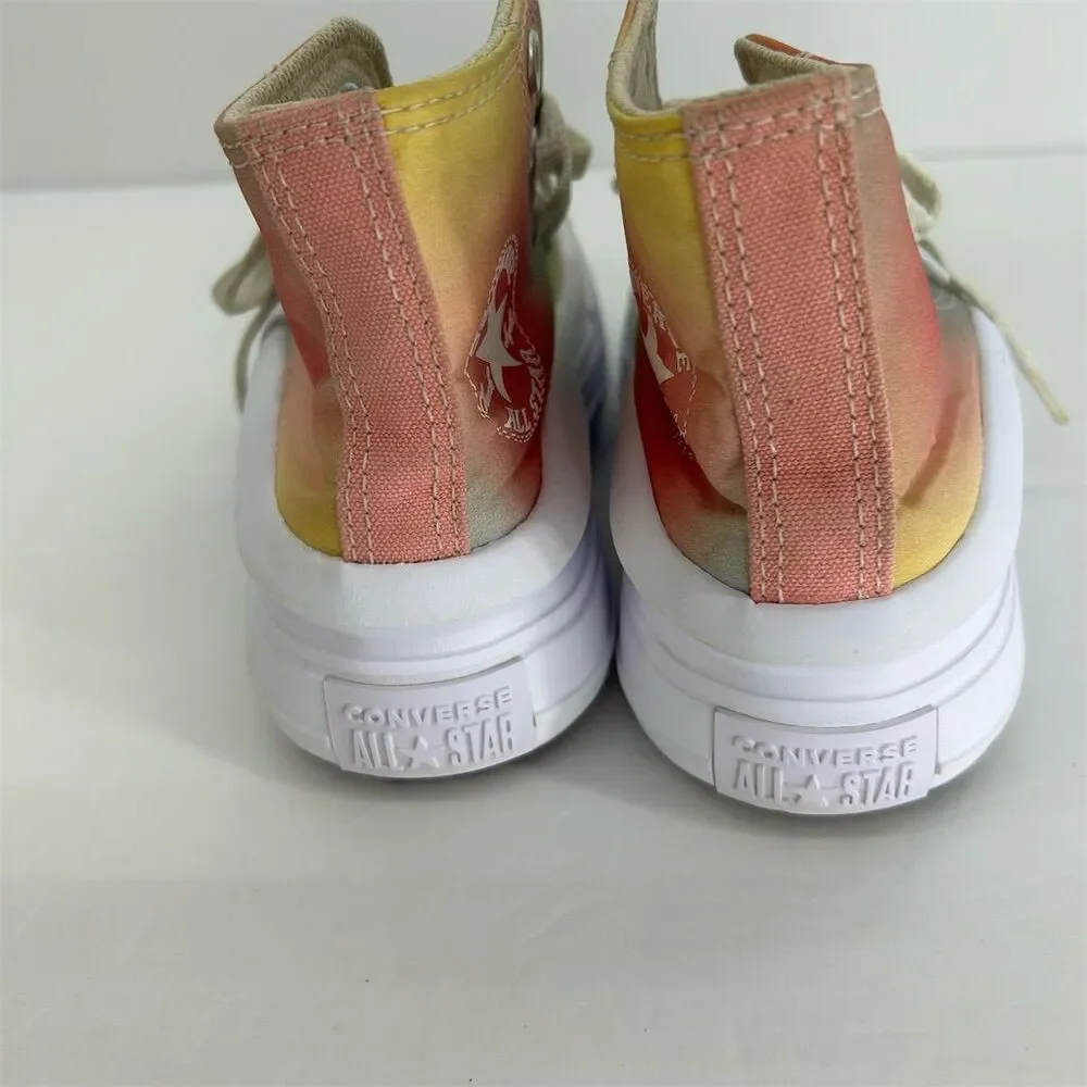 Converse Chuck Taylor All Star Mermaid Platform Sneakers Size 12 Tie Dye
